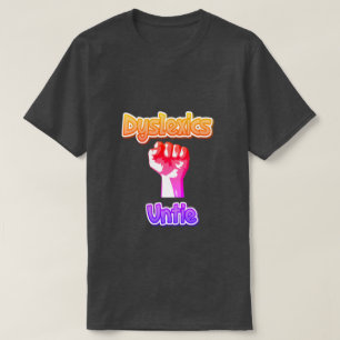 T-shirt dyslexiques dénouent