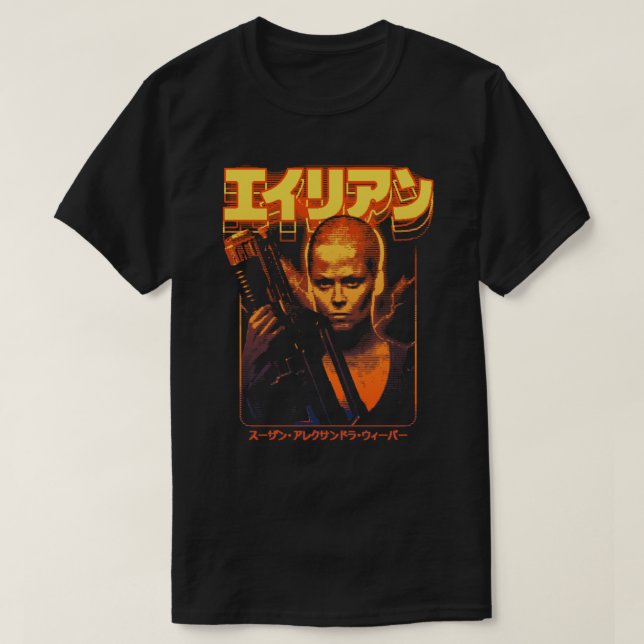 T-shirt E:\AnhgocUpZZ\Alien 3 Ellen Ripley .png (Design devant)