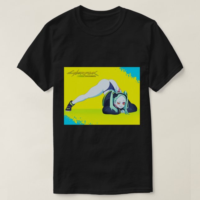 T-shirt E:\AnhgocUpZZ\Rebecca Cyberpunk Edgerunners jackoc (Design devant)