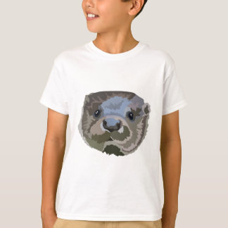 T-shirt E est pour Eurasian Otter