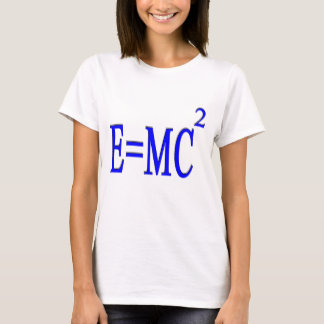 T-shirt E=MC 2 (bleu)