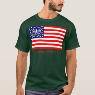 T-SHIRT E PLURIBUS UNIQUE DRAPEAU RÉGIMENTAIRE DE GUERRE 