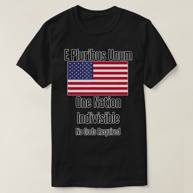 T-shirt E Pluribus Unum (Design devant)