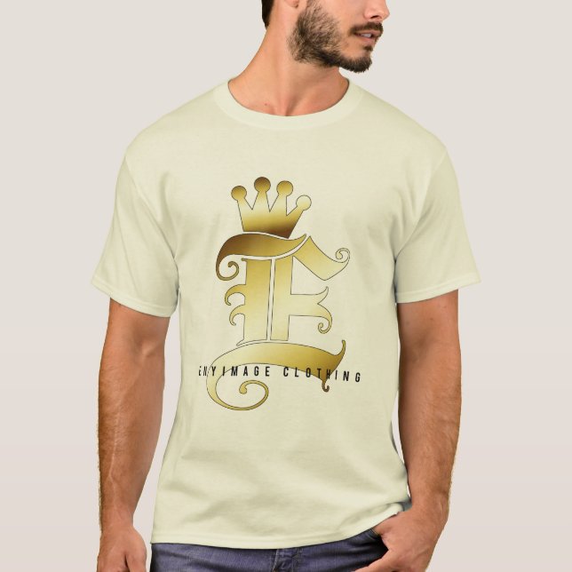 T-shirt E royal (Devant)