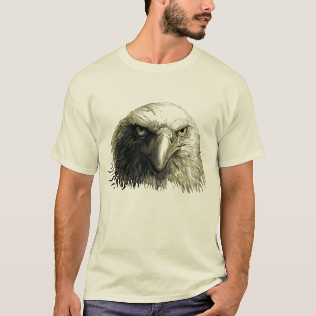 T-shirt Eagel chauve font face (Devant)
