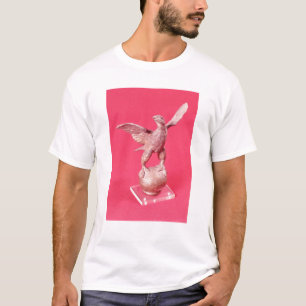 T-shirt Eagle avec les ailes répandues sur une boule