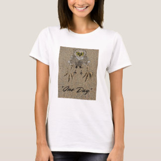 T-shirt Eagle Baby & Footprints in the Sand "One Day"