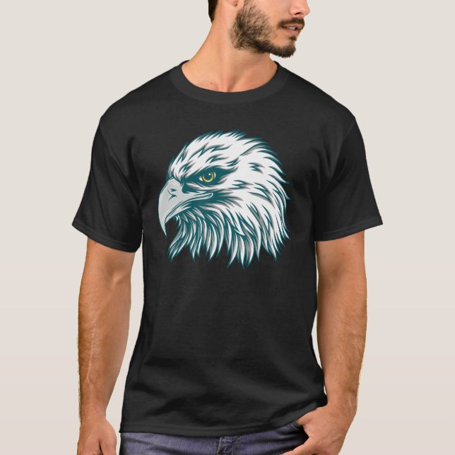 T-shirt Eagle Bird American Bald Eagle  1 (Devant)