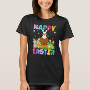T-shirt Eagle Bird Happy Easter Bunny Bald Eagle Easter Su