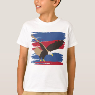 T-shirt Eagle Bird USA Patriotic American Flag
