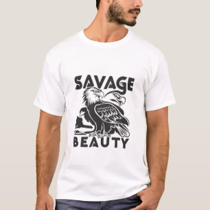 T-shirt Eagle de beauté sauvage