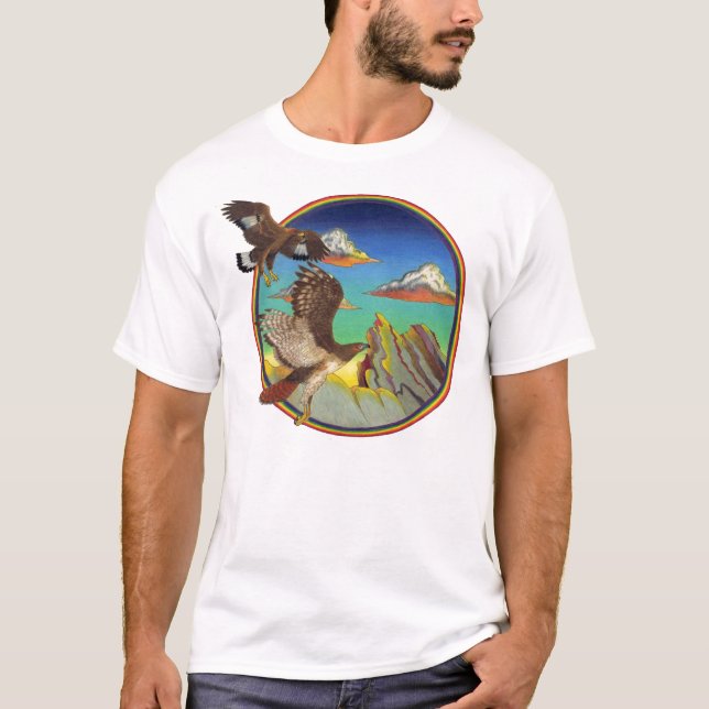 T-shirt Eagle et faucon (Devant)