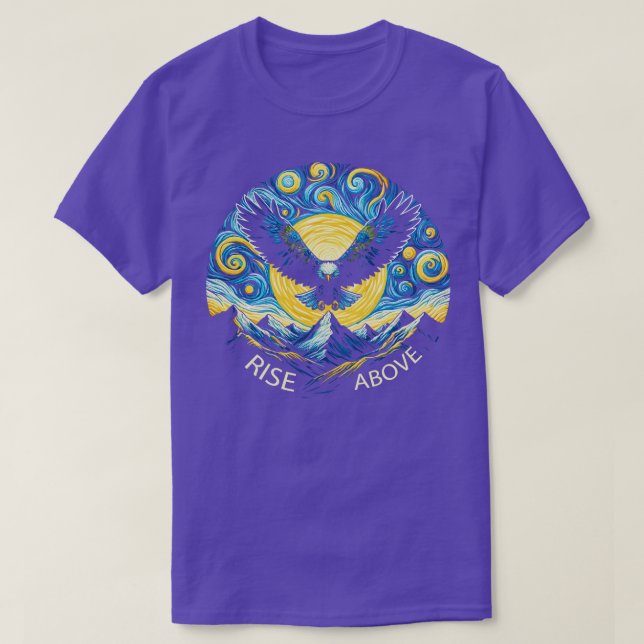 T-shirt Eagle étoile nuit 1 (Design devant)
