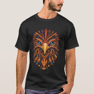 T-shirt Eagle Huichol México Aztec