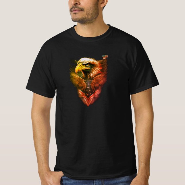 T-shirt Eagle Pride Crystal Emblem Victory (Devant)