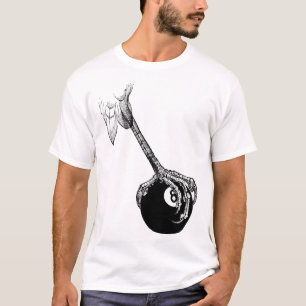 T-shirt Eagles Claw 8 balles Billard jeu Art