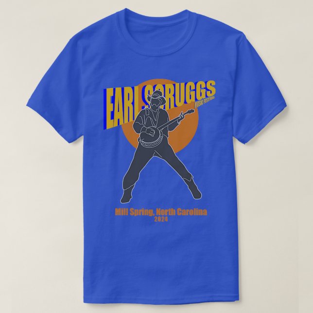 T-shirt Earl Scruggs Music Festival 2024 5 (Design devant)
