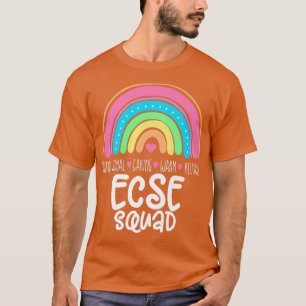T-shirt Early Childhood Special Education SPED ECSE Squad 