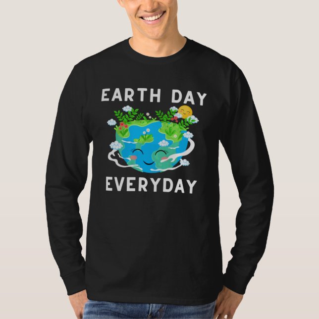 T-shirt Earth Day Everyday Save Our Planet Environmental (Devant)