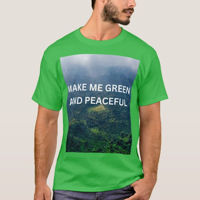 T-SHIRT EARTH DAY MESSAGE (Devant)