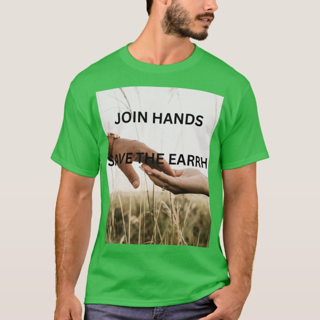 T-SHIRT EARTH DAY MESSAGE  (Devant)