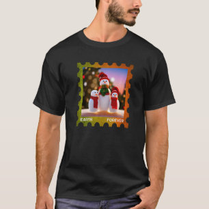 T-shirt EARTH FOREVER De l'environnement Protection Timbre