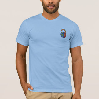 T-shirt EarthArXiv bleu clair T