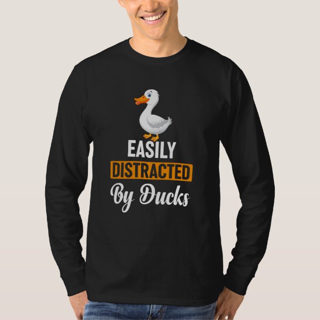 T-shirt easily distracted by ducks (Devant)