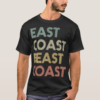 T-shirt East Coast Beast Coast Vintage Retro Design