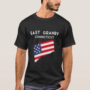 T-shirt East Granby Connecticut USA State America Travel C