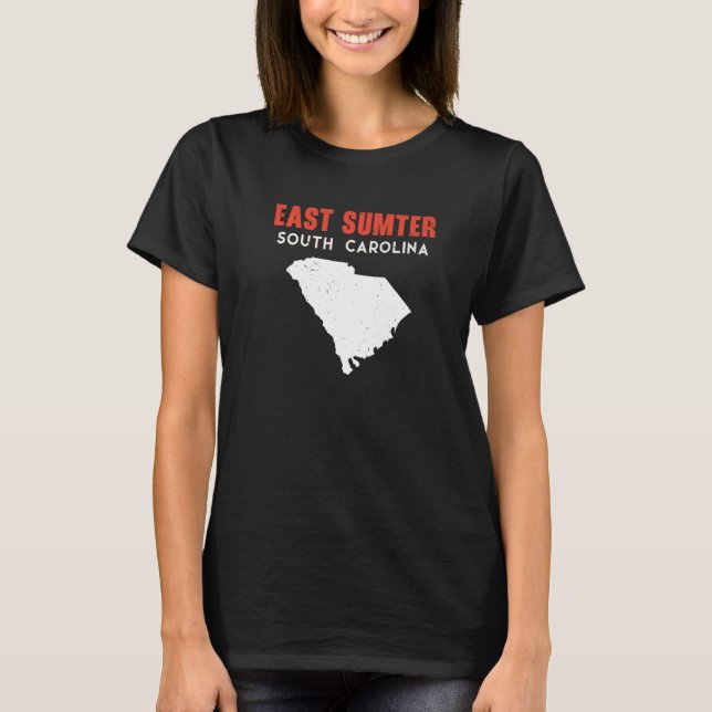 T-shirt East Sumter South Carolina USA State America Trave (Devant)