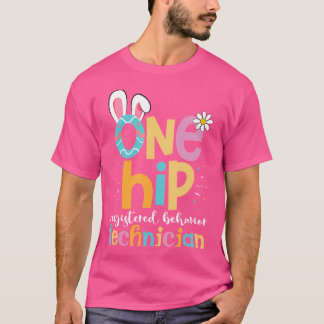 T-shirt Easter Aba Therapist Behavior Analyst One Hip Rbt 