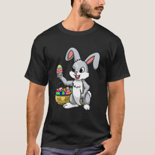 T-shirt Easter Bunny Painting Eggs