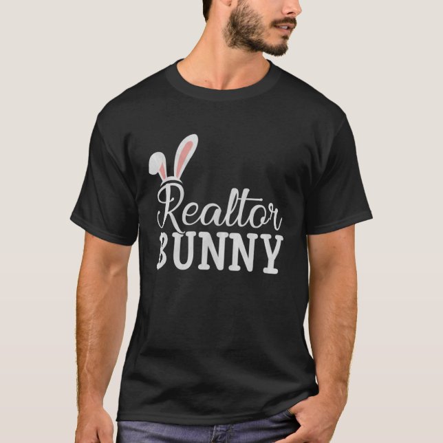 T-shirt Easter Day Bunny Easter Costume  Matching Realtor  (Devant)