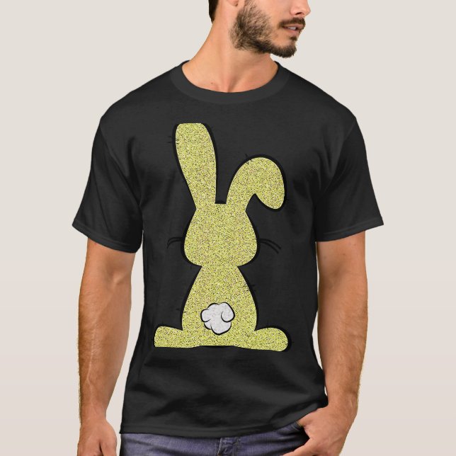 T-shirt Easter Day Family Matching Retro Happy Easter Bunn (Devant)