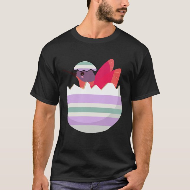 T-shirt Easter Egg Hunt Bunny Ear Hummingbird Easter Day 2 (Devant)