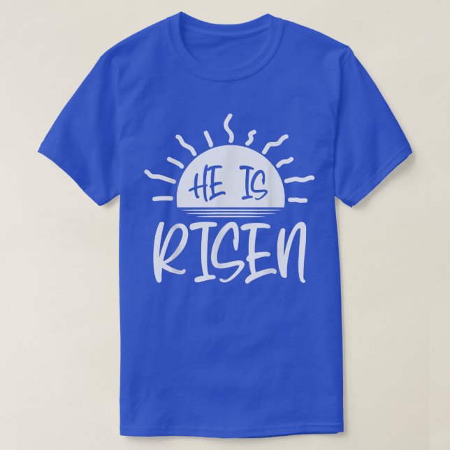 T-shirt Easter He Is Risen Easter Christian Family Matchi (Design devant)