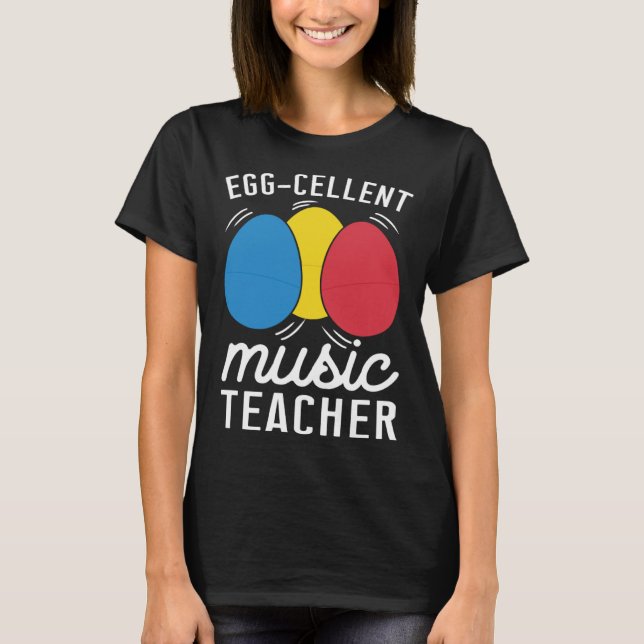 T-shirt Easter music teaching guitar teacher Easter music  (Devant)