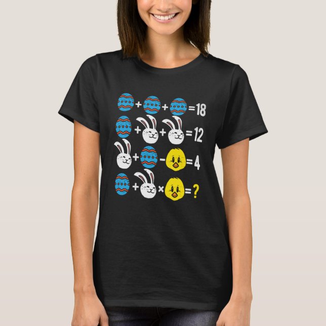 T-shirt Easter Order of Operations Quiz Math Teacher easte (Devant)