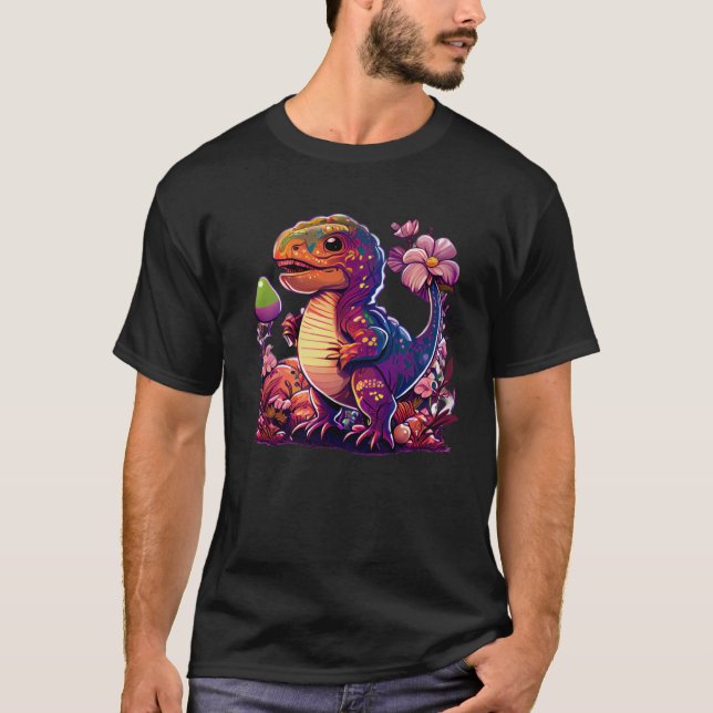 T-shirt Easter ready Dinosaur with festive Rex for Boys an (Devant)