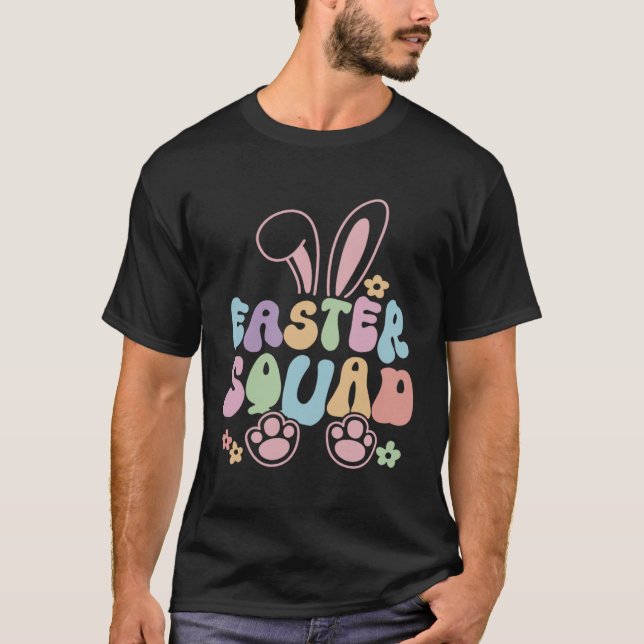 T-shirt Easter Squad Family Matching Easter Day Bunny Egg  (Devant)