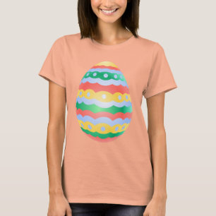 T-shirt Easter T-shirt Femme Oeuf de Pâques bio