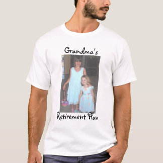 T-shirt eastercrop, grand-maman, régime de retraite