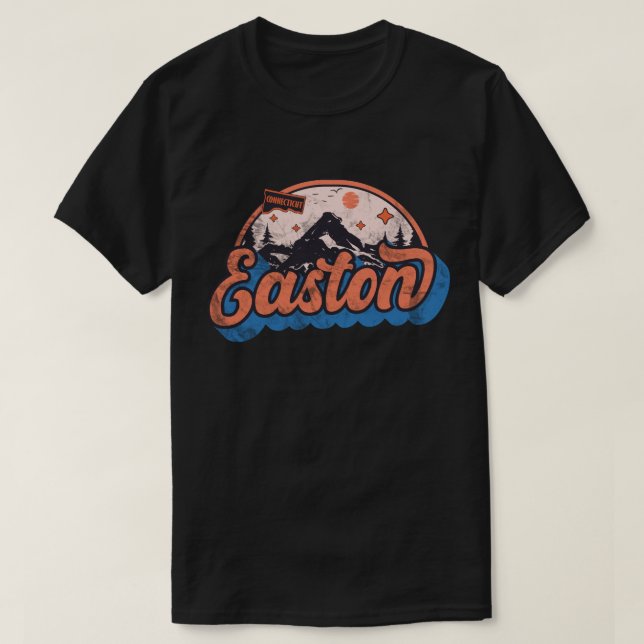 T-shirt Easton, Connecticut (Design devant)