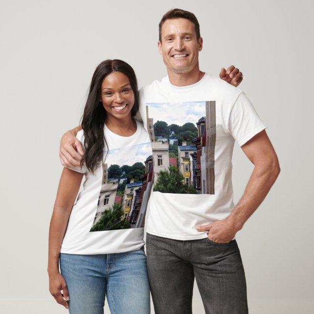 T-shirt Easton PA - Vue depuis la fenêtre (Unisexe)