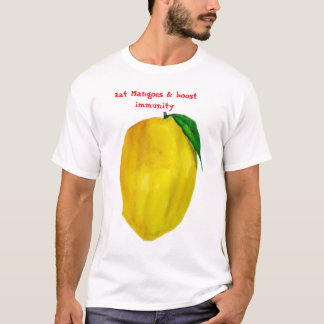 T-shirt Eat Mangoes boost immunity 