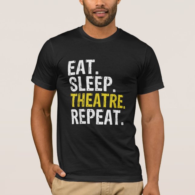 T-shirt Eat Sleep (Devant)