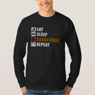 T-shirt Eat Sleep Basketball Player Idea