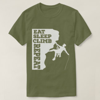 T-shirt Eat Sleep Climb Repeat