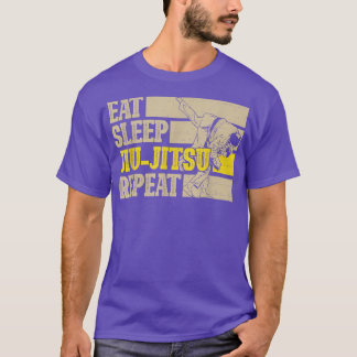 T-shirt Eat Sleep Jiu-Jitsu Repeat Gifts 